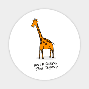 Grumpy Giraffe Magnet